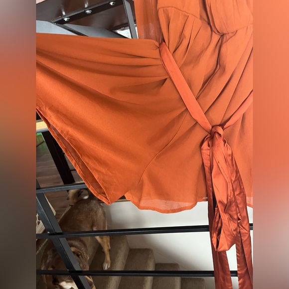 🧡Fashion Nova Rust Jumpsuit🧡 - Picture 2 of 7